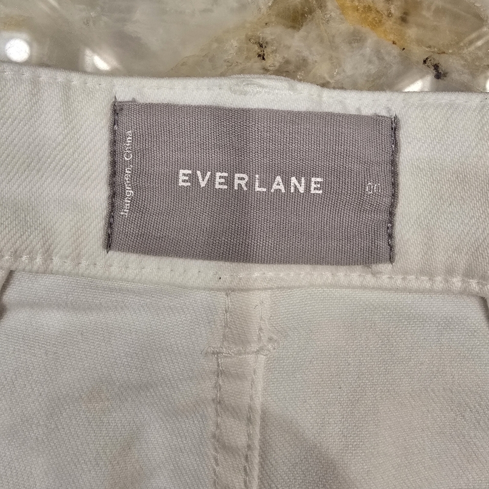 Everlane The Utility Straight-Leg Pant Size 00 In Bone Color - Picture 5 of 9